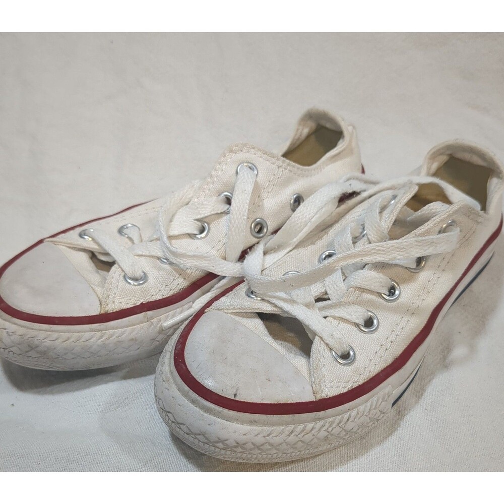 Converse kids size 11 white tennis shoes All Star sports Summer classic sneaker